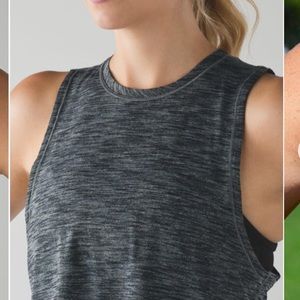 Lululemon Gray Muscle Tank